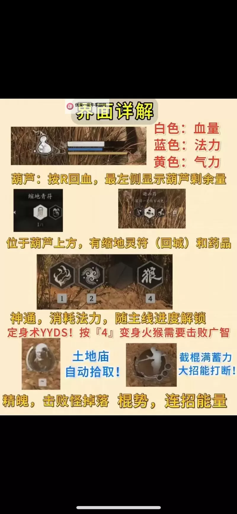 《黑神话悟空》第一章BOSS幽魂打法参考 第一章BOSS幽魂怎么打图1