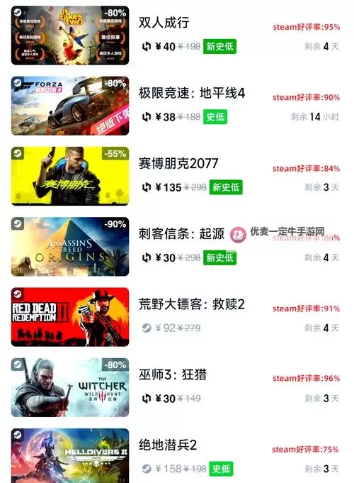 Steam冬促2023 Steam冬促2023游戏推荐图1