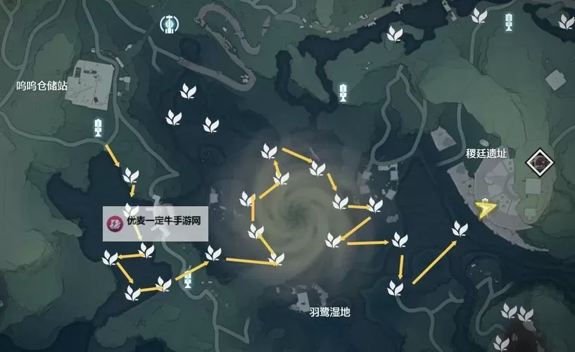 《鸣潮》鸢尾花采集路线分享图1