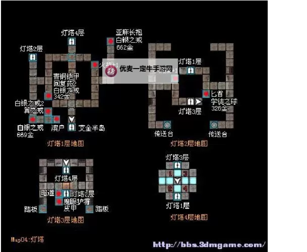 魔法门10:传承 第三章地图攻略图1