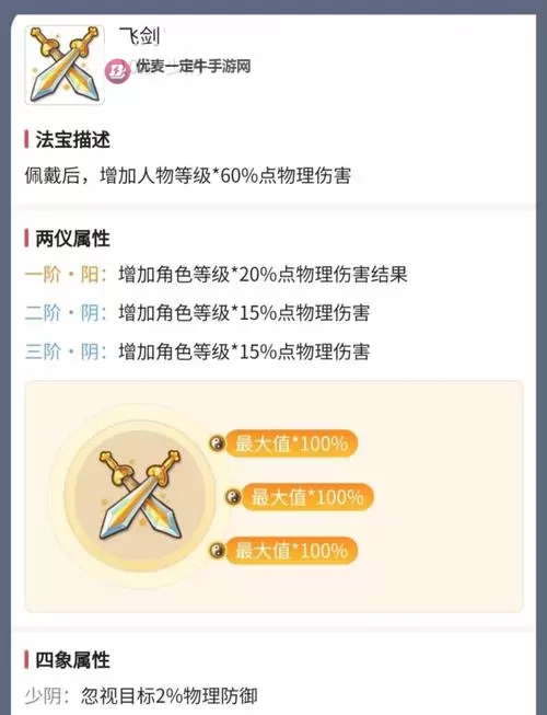 《飞剑》新手攻略：萌新法宝选择&养成攻略！图1