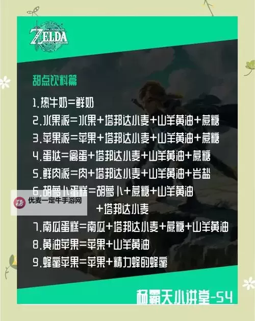 《塞尔达传说王国之泪》料理效果复制BUG操作教学图1