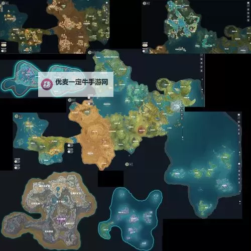 《原神》2.0版新增区域开全图教学图1