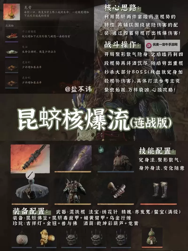 《黑神话悟空》隐身蓄力流构筑分享 隐身蓄力流怎么玩图1