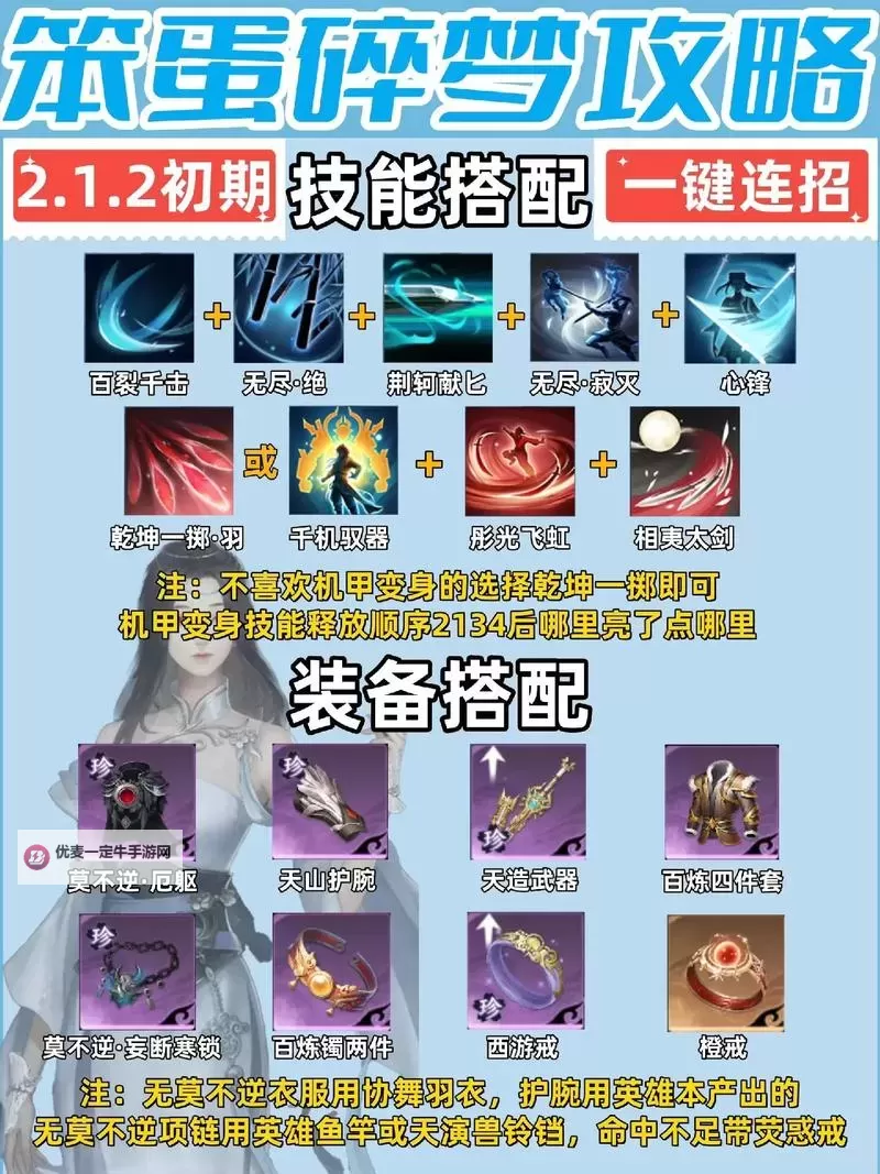 《逆水寒》魔兽服超详细碎梦PVE四象手法讲解教学图1