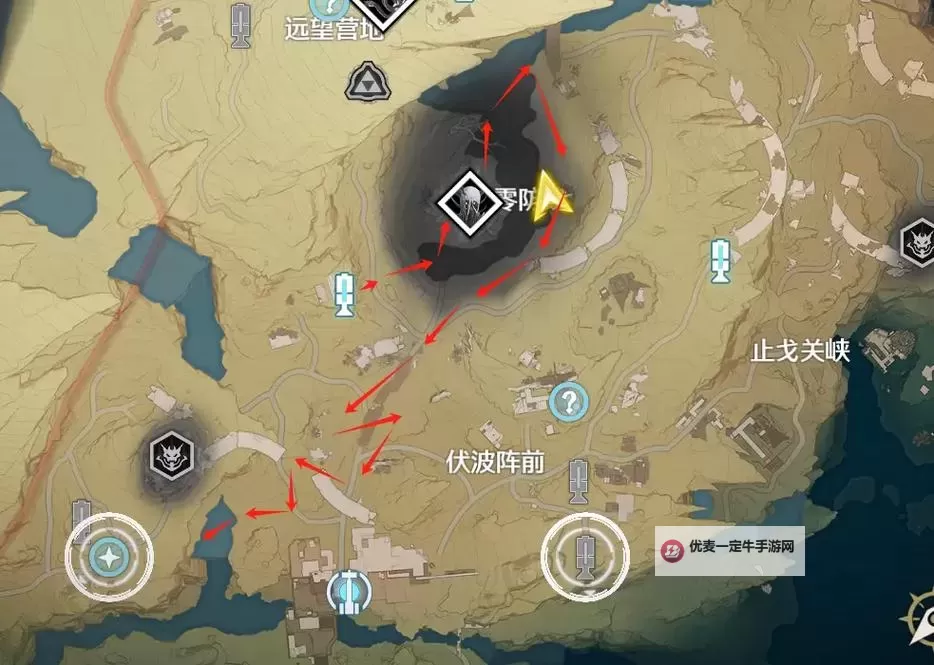 《鸣潮》啸谷长风声骸讨伐路线图1