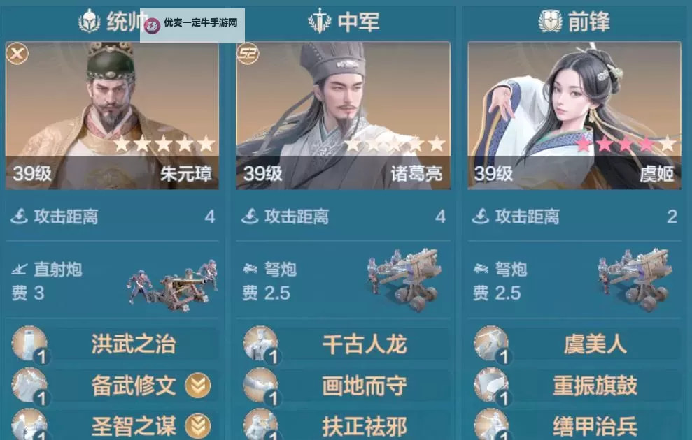 《世界启元》热门阵容推荐图1