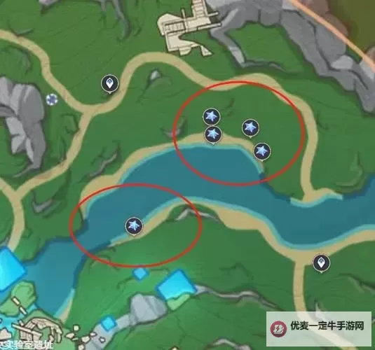 《原神》4.1版79个幽光星星采集路线分享图1