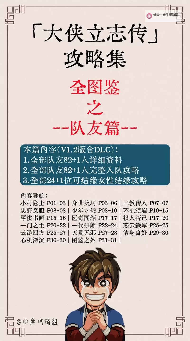 《大侠立志传》EA版各区域资源点一览图1