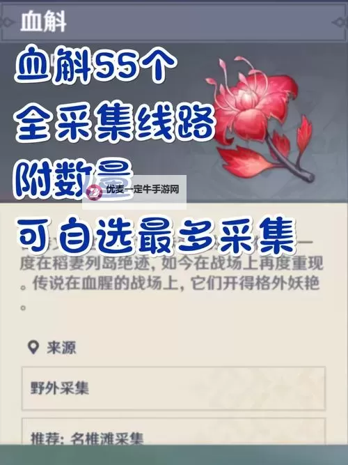 《原神》血斛收集路线分享 血斛在哪采集图1