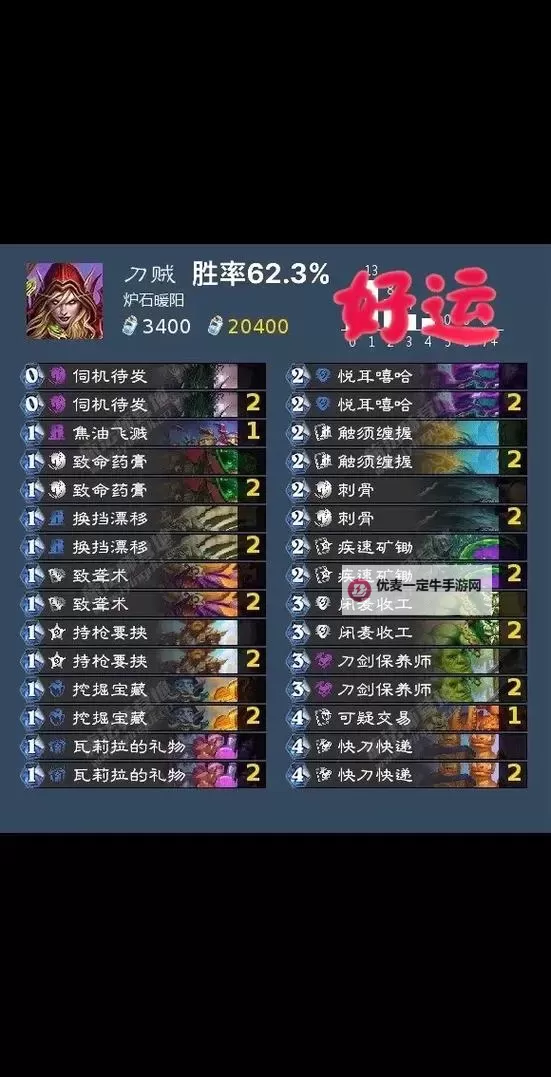 《炉石传说》刀贼卡组构筑及对局思路分享图1