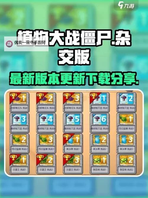 《植物大战僵尸杂交版》全植物与僵尸虎扑评价图1